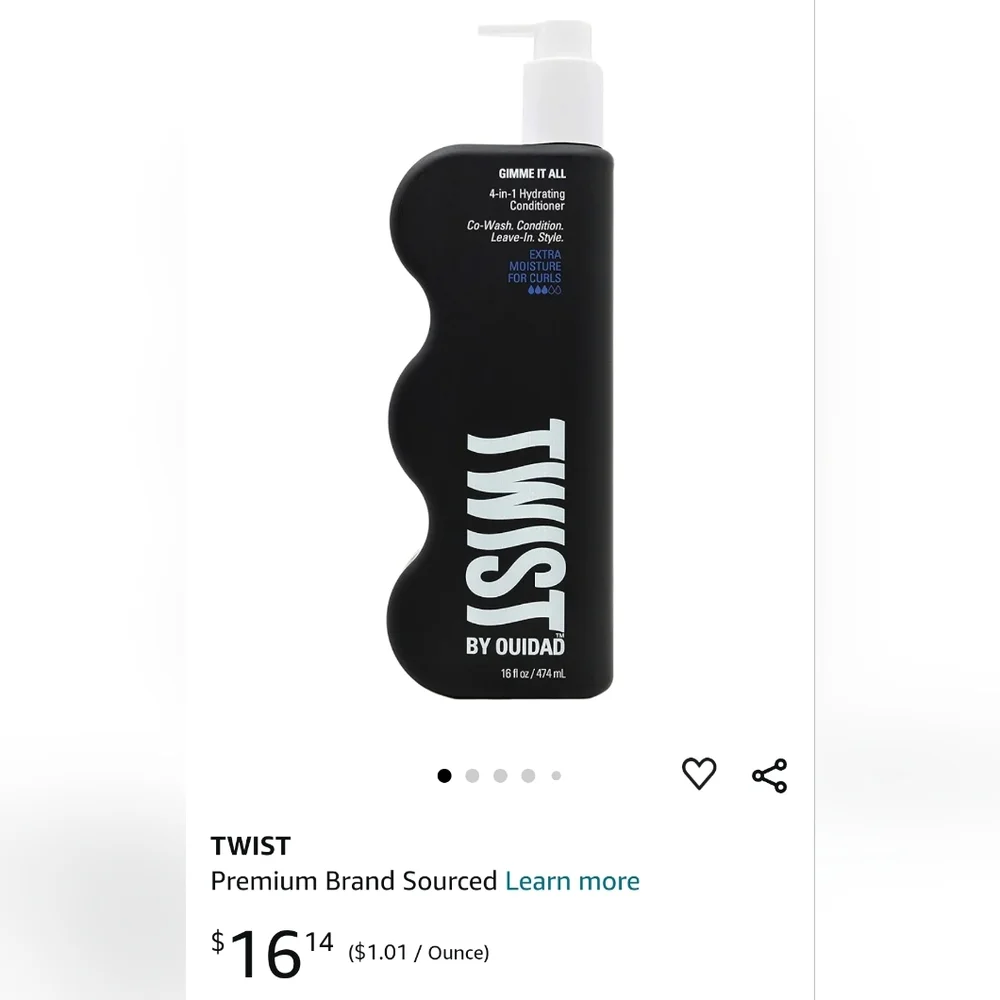 Twist by Ouidad Gimme It All Hydrating Conditioner-16fl oz BNIB Discontinued
